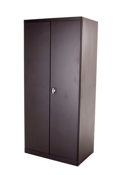 President rekken deeltje Draaideurkast Storage extra diep, 197 x 90 x 60 cm, zwart |  Kantoorkasten.com