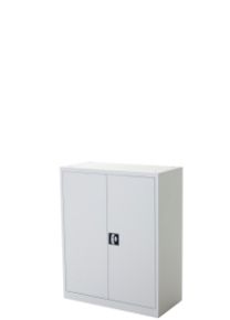 Draaideurkast Storage, 100 x 80 x 38,5 cm lichtgrijs