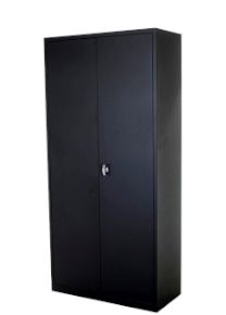Draaideurkast Storage, 195 x 92 x 42 cm zwart