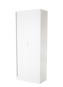 Roldeurkast Projecta, 198 x 80 x 43 cm, wit