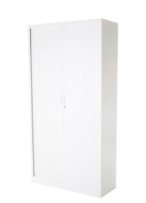 Roldeurkast Projecta, 198 x 100 x 43 cm, wit
