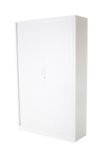 Roldeurkast Projecta, 198 x 120 x 43 cm, wit