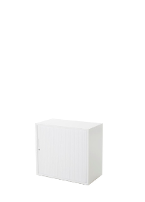 Roldeurkast Projecta, 72,5 x 80 x 43 cm, wit