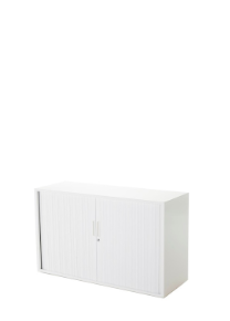 Roldeurkast Projecta, 72,5 x 120 x 43 cm, wit
