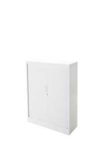 Roldeurkast Projecta, 105 x 80 x 43 cm, wit