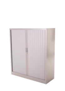 Roldeurkast Projecta, 135 x 120 x 43 cm, aluminium