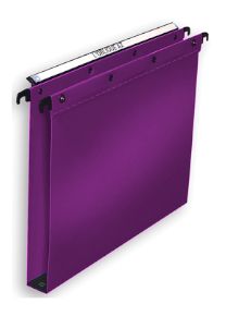 Hangmappen L'Oblique AZO paars, A4 U-bodem (15 mm), 25 stuks
