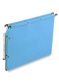 Hangmappen L'Oblique AZV blauw, A4 lateraal U-bodem (50 mm), 25 stuks