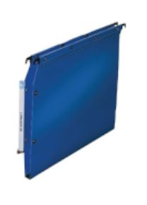 Hangmappen L'Oblique AZ polypro blauw, A4 lateraal U-bodem (15 mm), 10 stuks