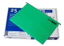 Hangmappen Elba Verticflex groen, folio U-bodem, 25 stuks