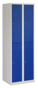 Garderobekast met 4 deuren in 2 kolommen, 180 x 60 x 50 cm