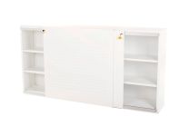 Schuifdeurkast wit, 123 x 240 x 48 cm