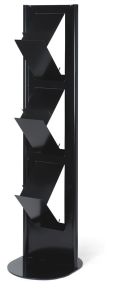 Zigzag folderrek, 189 x 48 x 60 cm
